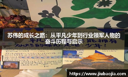 苏伟的成长之路：从平凡少年到行业领军人物的奋斗历程与启示